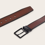 Cinturón de vestir reversible en piel genuina para caballero Cinturones 