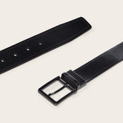 Cinturón de vestir reversible en piel genuina para caballero Cinturones 