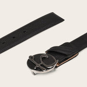 Cinturón casual en piel genuina de venado para caballero Cinturones 