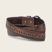 Cinturón casual en piel genuina de venado para caballero Cinturones 