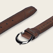 Cinturón casual en piel genuina de venado para caballero Cinturones 