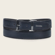 Cinturón de vestir en piel genuina de venado para caballero Cinturones 