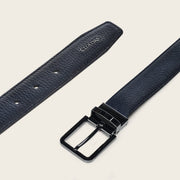 Cinturón de vestir en piel genuina de venado para caballero Cinturones 