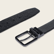 Cinturón de vestir en piel genuina de venado para caballero Cinturones 