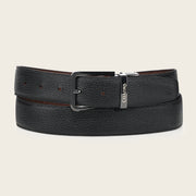 Cinturón reversible en piel genuina de venado para caballero