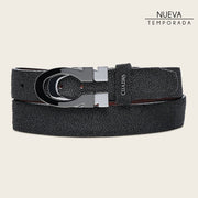 Cinturón casual en piel genuina de mantarraya para caballero Cinturones 