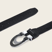 Cinturón casual en piel genuina de mantarraya para caballero Cinturones 