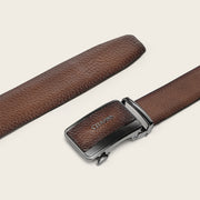 Cinturón de vestir en piel de venado para caballero