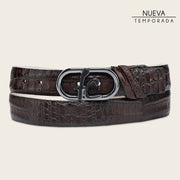 Cinturón de vestir en piel genuina de fuscus para caballero Cinturones 