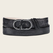 Cinturón de vestir en piel genuina de fuscus para caballero Cinturones 