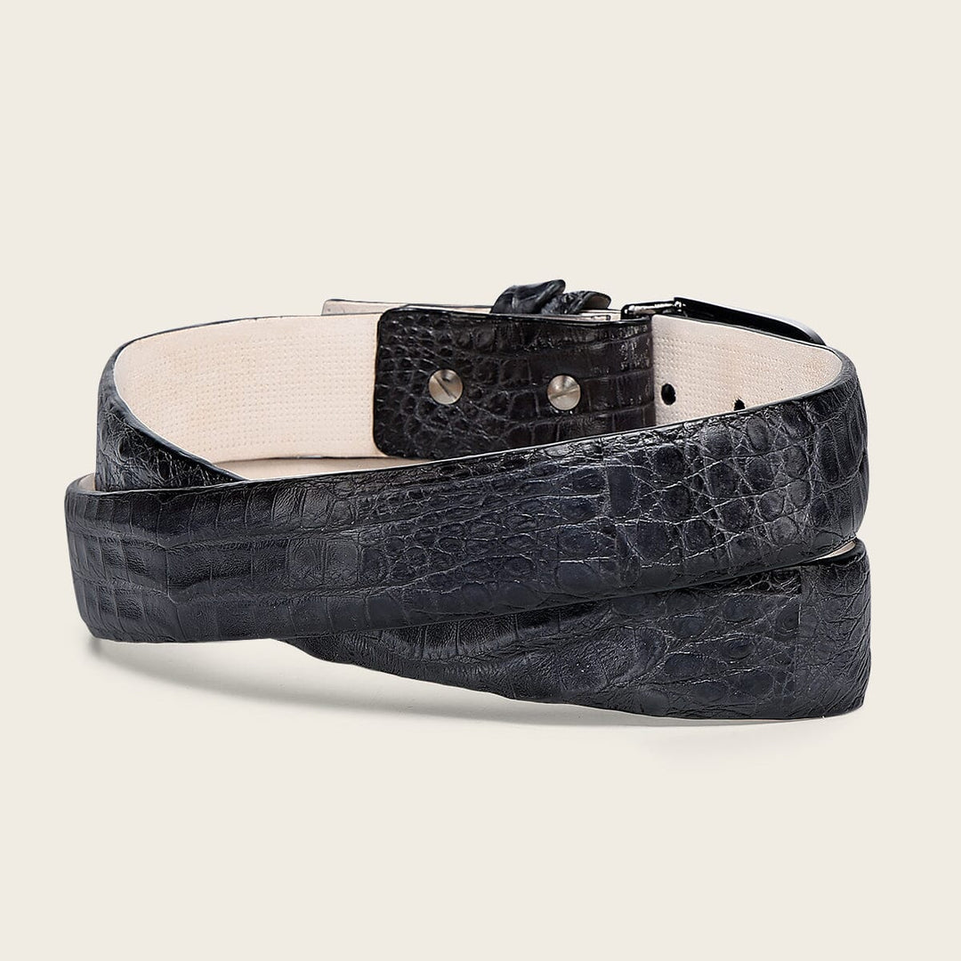 Cinturón de vestir en piel genuina de fuscus para caballero Cinturones 