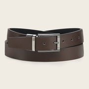 Cinturón de vestir reversible en piel genuina para caballero Cinturones 