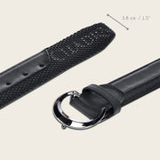 Cinturón casual en piel genuina para caballero Cinturones 