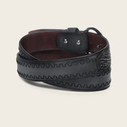 Cinturón casual en piel genuina de tiburón para caballero Cinturones 