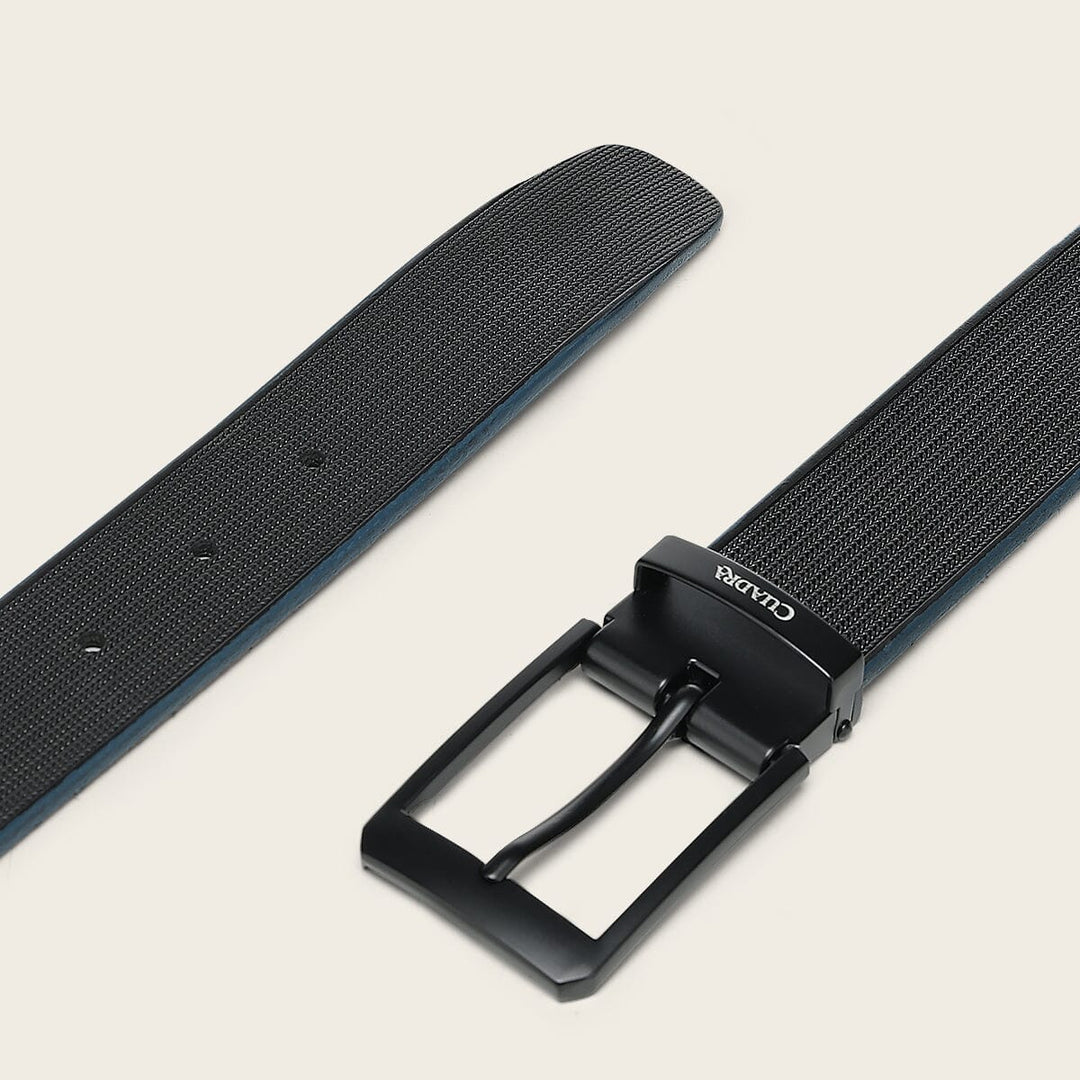 Cinturón de vestir en piel genuina para caballero Cinturones 