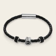 Pulsera en piel genuina de mantarraya para caballero