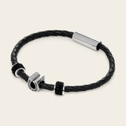 Pulsera en piel genuina de mantarraya para caballero