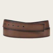 Tira de cinturón reversible en piel genuina de venado italiano para caballero