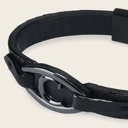 Pulsera en piel genuina de lizard para caballero Joyería 