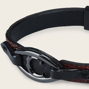 Pulsera en piel genuina de lizard para caballero Joyería 