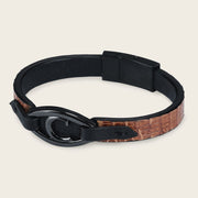 Pulsera en piel genuina de lizard para caballero Joyería 