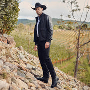 Botín urbano en piel genuina de avestruz para caballero Botas y Botines 