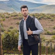 Porta celular en piel genuina de pitón para caballero