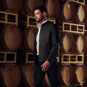 Chamarra en piel genuina de pitón Chamarras 