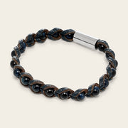 Pulsera en piel genuina de lizard para caballero