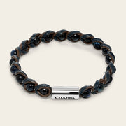 Pulsera en piel genuina de lizard para caballero