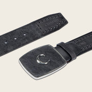 Cinturón tradicional en piel genuina de elefante para caballero Cinturones 