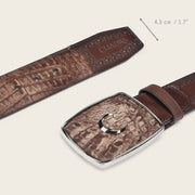 Cinturón vaquero en piel genuina de fuscus para caballero Cinturones 