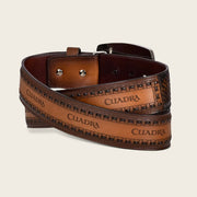 Cinturón tradicional en piel genuina de pitón para caballero Cinturones 