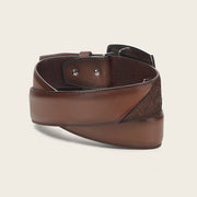 Cinturón vaquero Orígenes en piel genuina de elefante para caballero Cinturones 