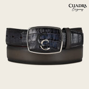 Cinturón vaquero para caballero en piel genuina de fuscus Cinturones 