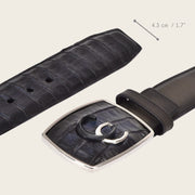 Cinturón vaquero para caballero en piel genuina de fuscus Cinturones 