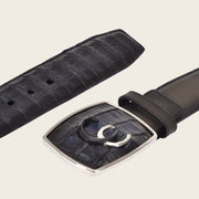 Cinturón vaquero para caballero en piel genuina de fuscus Cinturones 