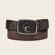 Cinturón vaquero Orígenes en piel genuina de fuscus para caballero Cinturones 