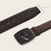 Cinturón vaquero Orígenes en piel genuina de fuscus para caballero Cinturones 