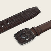 Cinturón vaquero Orígenes en piel genuina de fuscus para caballero Cinturones 