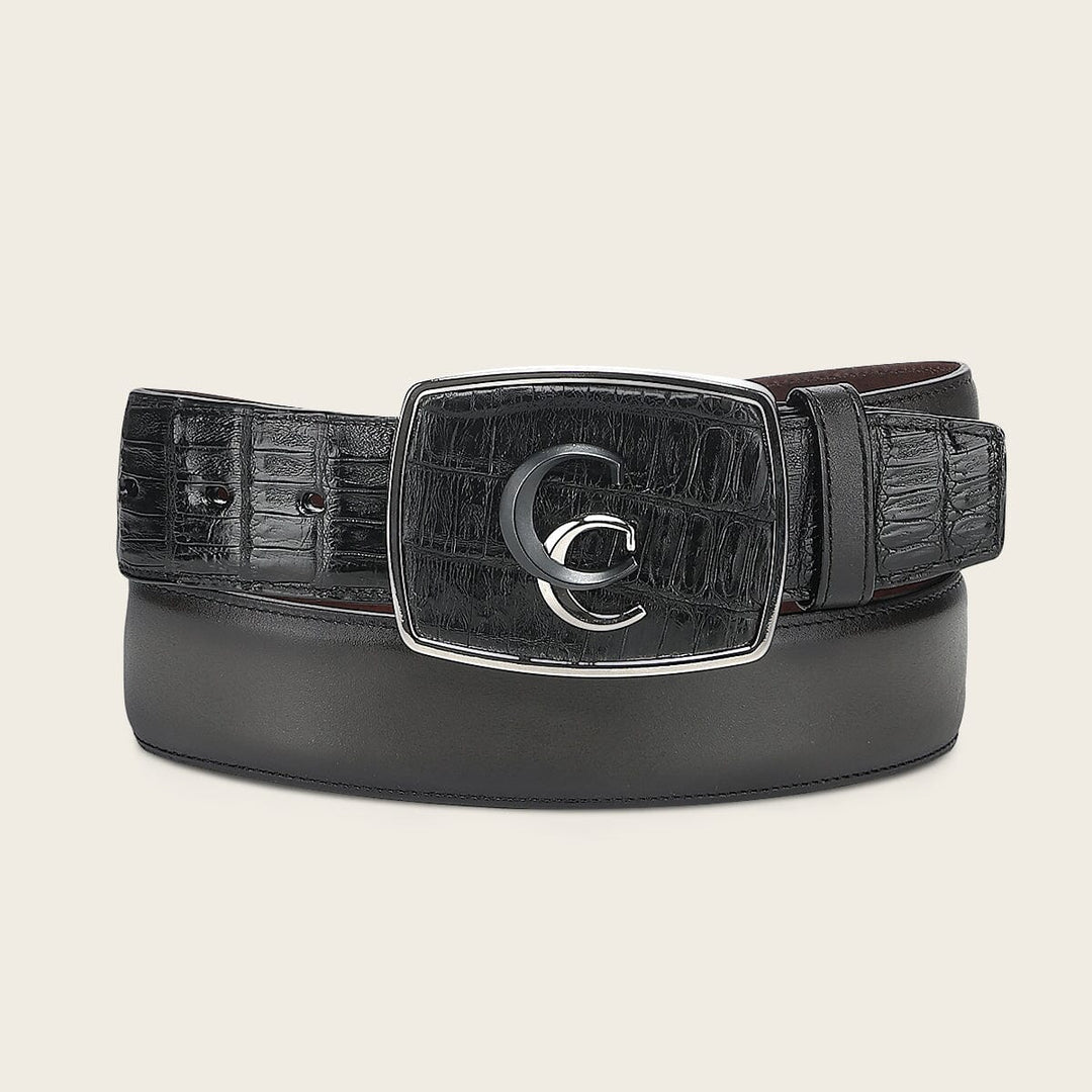 Cinturón vaquero Orígenes en piel genuina de fuscus para caballero Cinturones 