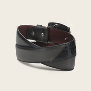 Cinturón vaquero Orígenes en piel genuina de fuscus para caballero Cinturones 