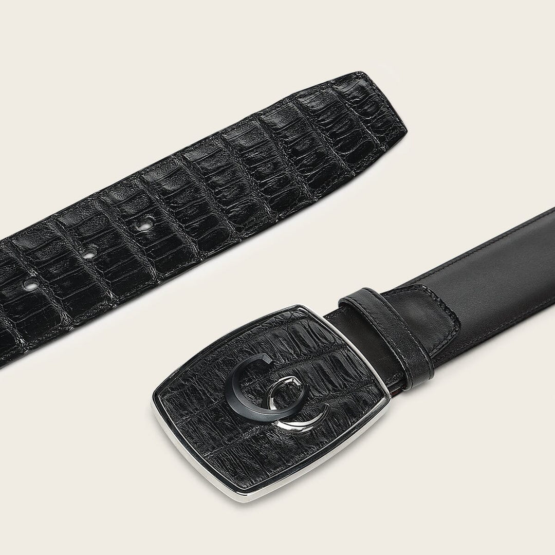 Cinturón vaquero Orígenes en piel genuina de fuscus para caballero Cinturones 