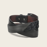 Cinturón vaquero Orígenes en piel genuina de pirarucú para caballero Cinturones 