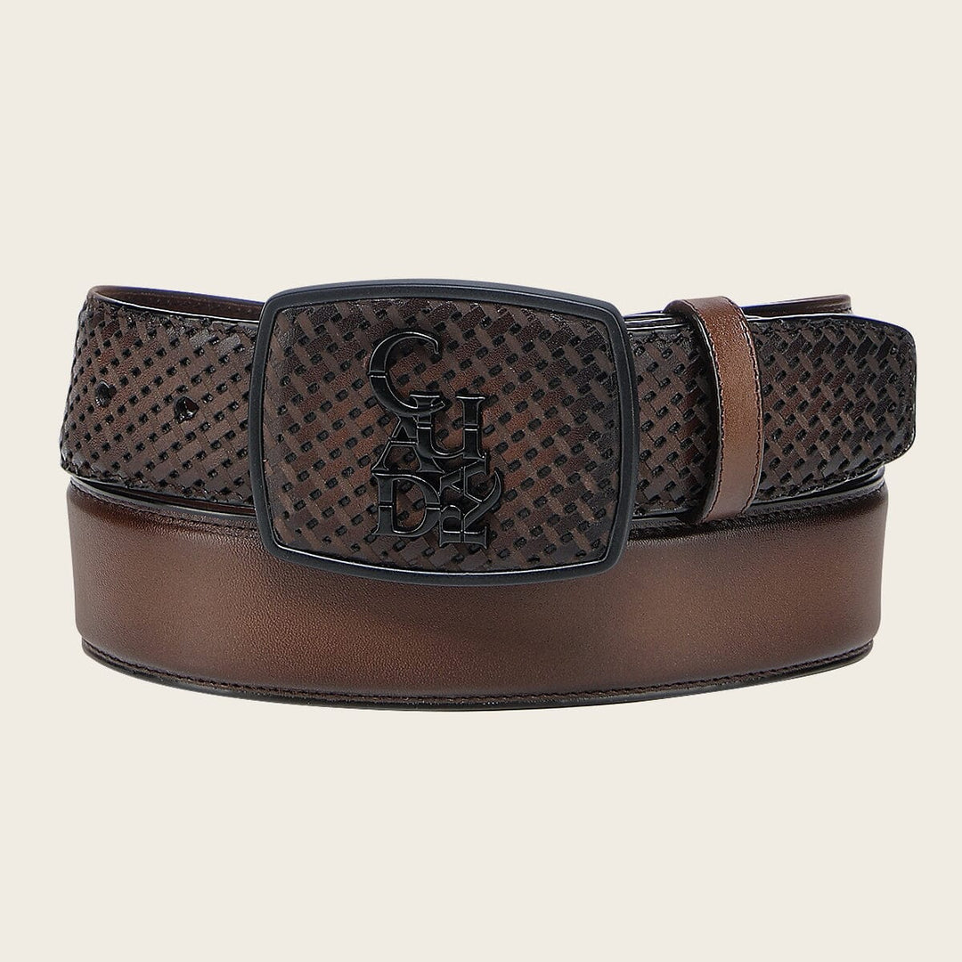 Cinturón vaquero en piel genuina para caballero Cinturones 