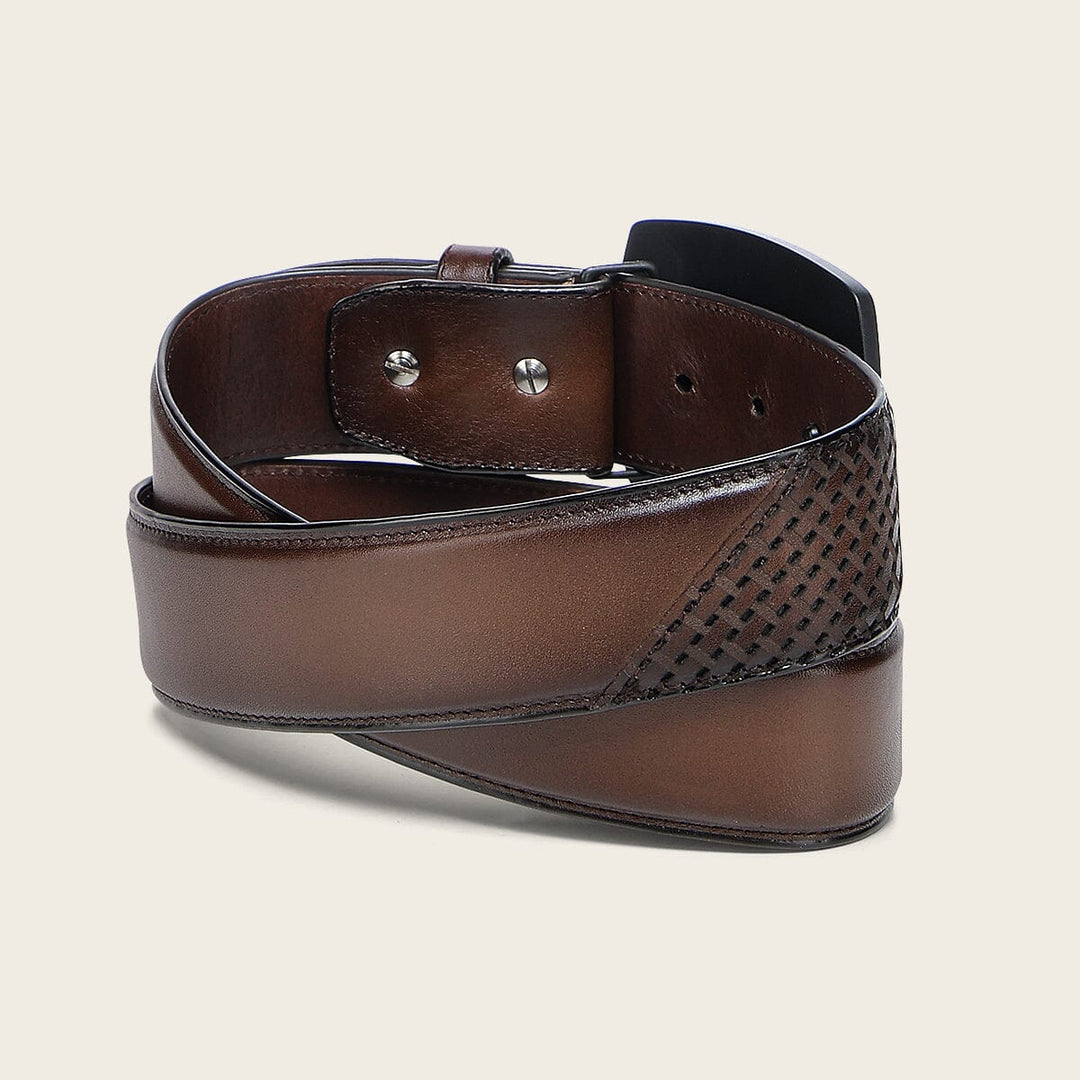 Cinturón vaquero en piel genuina para caballero Cinturones 