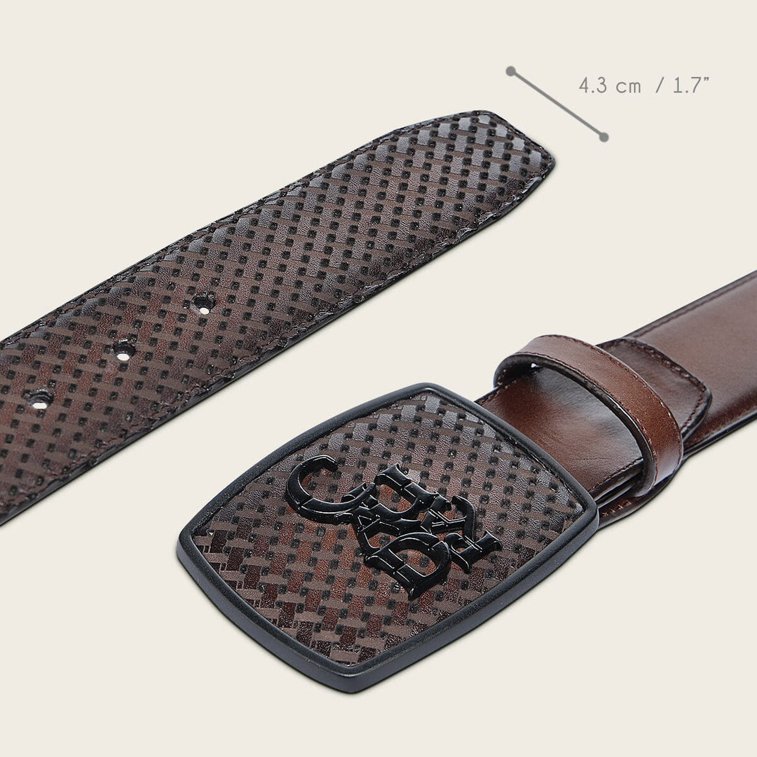 Cinturón vaquero en piel genuina para caballero Cinturones 