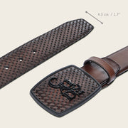 Cinturón vaquero en piel genuina para caballero Cinturones 