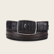 Cinturón vaquero en piel genuina de fuscus Cinturones 