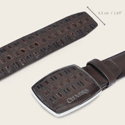 Cinturón en piel genuina para caballero Cinturones 